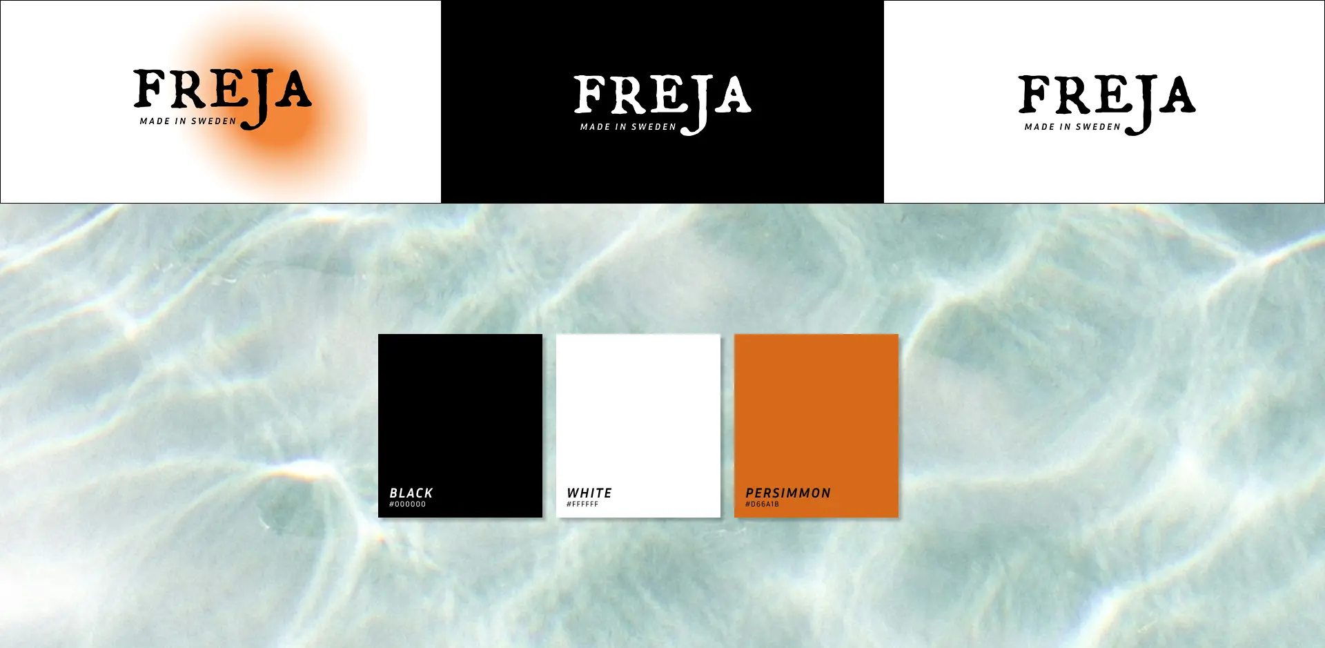Freja logo variations & colors