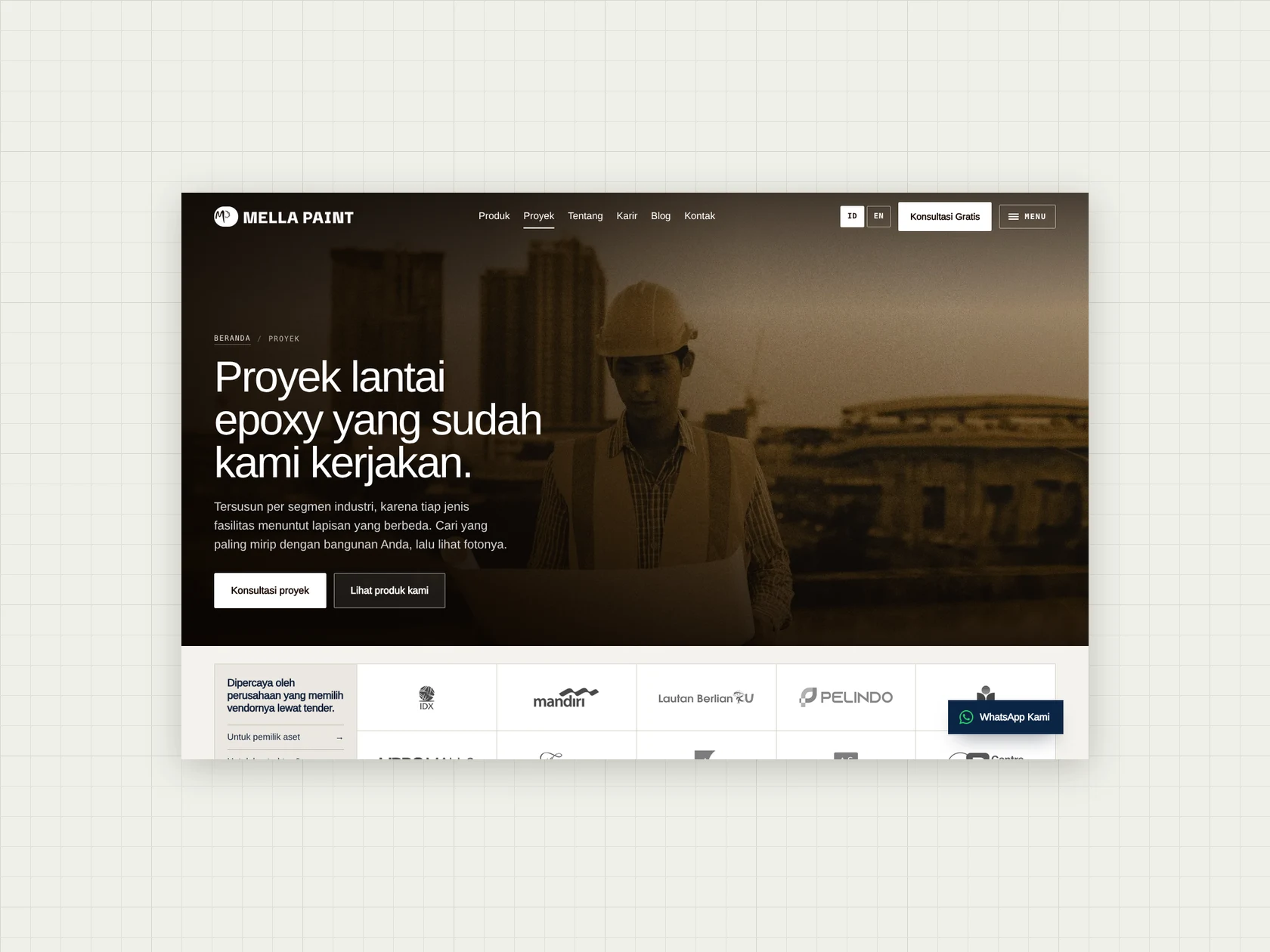 The mellapaint.com project archive page